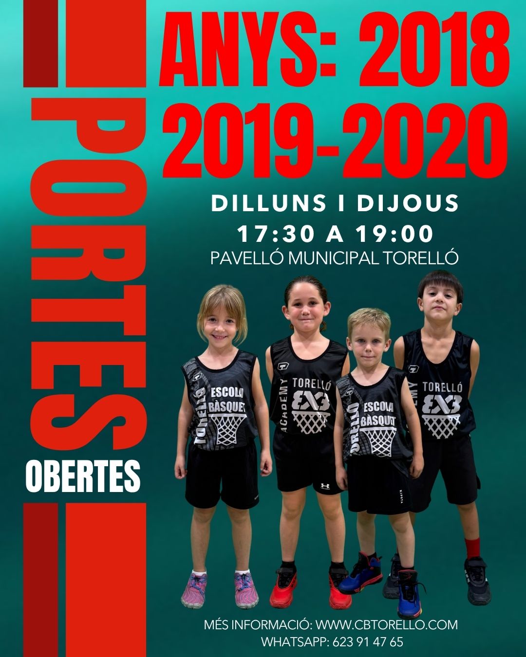 🏀 PORTES OBERTES AL CB&nbsp;TORELLÓ