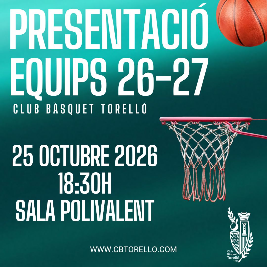 PRESENTACIÓ EQUIPS TEMPORADA&nbsp;2026-2027